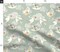 Stork And Baby Sage Green Baby Nursery Pastel Whimsical Cute Toddler Kid Custom Printed Fabric by Spoonflower Various Fabrics by the Yard or Fat Quarter